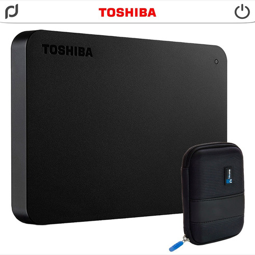 Disco Duro Externo 1tb Toshiba Canvio Usb 3.0 + Estuche @pd