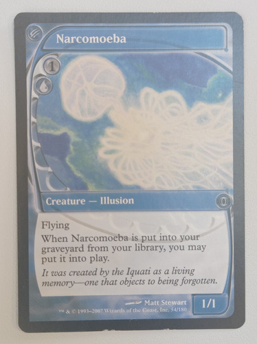 Carta Magic Narcomoeba [future Sight] Mtg Illusion