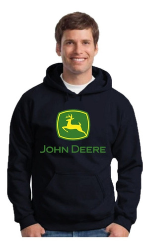 Buzo Canguro John Deere - Con Capucha Unisex - Jd01