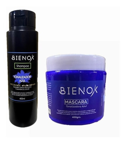 Shampoo Azul + Crema Azul Bienok
