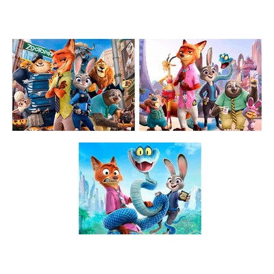 Lona Fiesta Zootopia - Panel Fondo De Cumpleaños Zootopia! | Envío gratis
