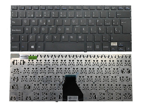 Teclado Sony Vaio Fit Svf14 Svf14a Series Negro Español