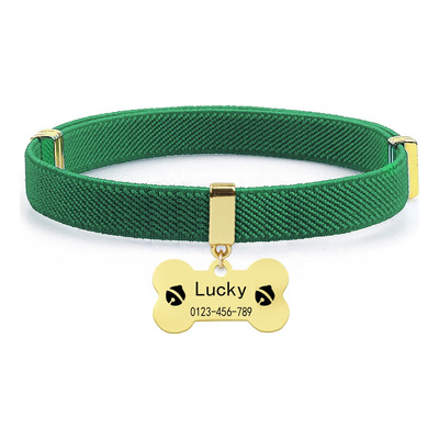 Collar De Identificación De Gato Con Gps, Elástico Y Persona