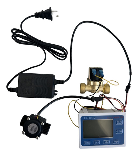 Kit Dosador Com Fonte E Sensor 3/4 Pvc Solenoide Metal 3/4