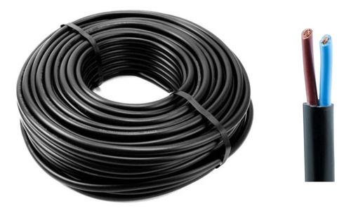 Cable Taller 2x6 Mm Rollo X 25 Mts Tipo Tpr