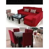 Combo Completo Living Y Comedor 