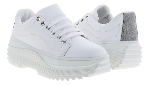 Tenis Mujer Casuales De Moda Plataforma Chunky 