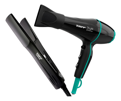 Secador Taiff Style 2000w C/ Prancha Taiff Cerâmica 180ºc