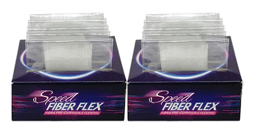 Nova Fibra De Vidro Piubella 2 Und Fiber Flex Total De 100un