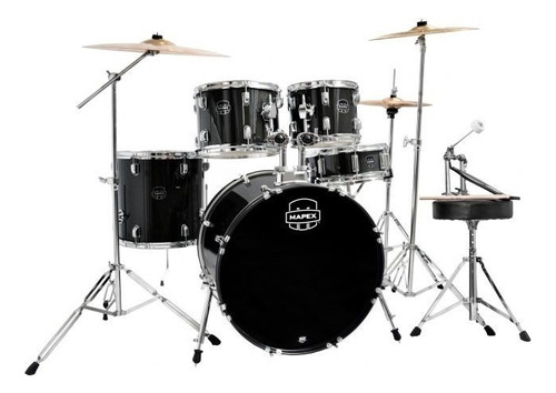 Bateria Mapex Prodigy 5 Peças Pdg5245tfd Black Sparkle