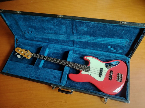Esp Vintage Jazz Bass Japonés (candy Red), Hardcase Original