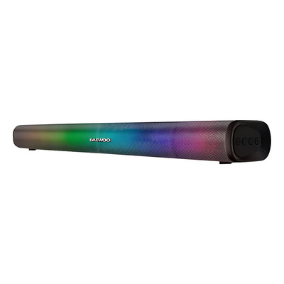 Barra De Sonido 32 Con Luces Led Daewoo Unlimited 20w Rms Negro | Meses sin interés