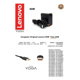 Cargador Lenovo Yoga 700-14isk  20v/3.25a  65w  Punta Yoga