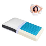 Almohada Cervical De Espuma Viscoelástica De Gel Para Cuello