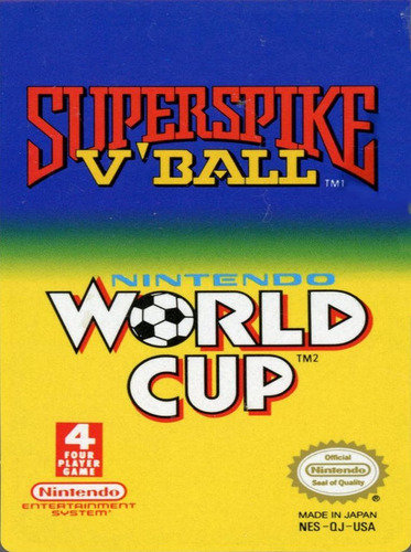 Super Spike V'ball Nintendo World Cup Usado Nes Vdgmrs