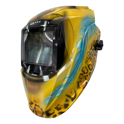 Careta Electrónica Para Soldar Automática Infra Eclipse Jagu Color Amarillo | Envío gratis
