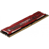 Memoria Ram Crucial Ballistix Sports Vermelha