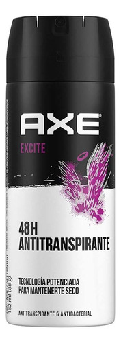 Antitranspirante En Aerosol Axe Excite 152ml