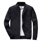 Chaqueta Cortavientos Casual Ligera Varsity Bomber Para Homb