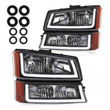 Bincmay Conjunto De Faros Led Drl Para Chevy