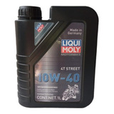 Aceite Moto 4t 10w40 Street Liqui Moly Sintético 1 Lt