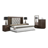 Recamara Silvana King Size 5 Piezas - Capuchino Këssa Mueble