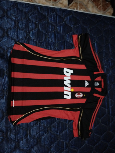 Camiseta Ac Milan Titular 2007 Talle Xl 22 Kaká 