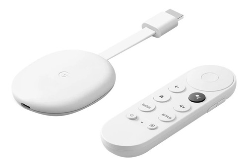 Google Chromecast 4 Con Google Tv 4k Control Remoto