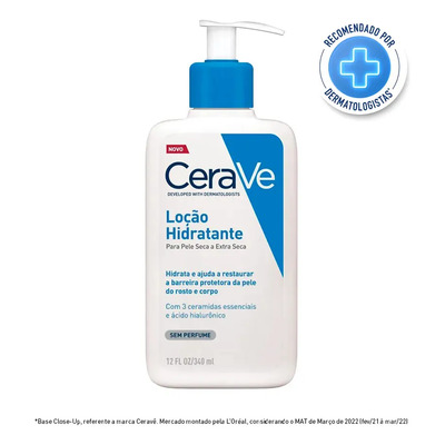 Loção Hidratante Para Pele Seca A Extra Seca 340ml Cerave | MercadoLivre