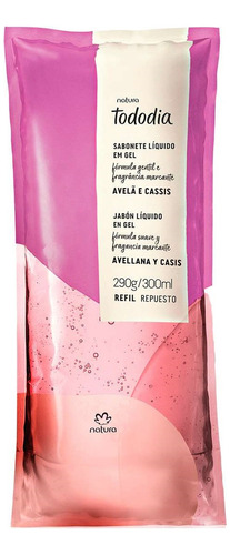 Repuesto Jabón Líquido Avellana Y Casis Tododia-300ml Natura