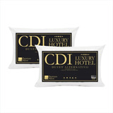 Combo 2 Almohadas Hotelera Clasica Cdi Luxury 80x50