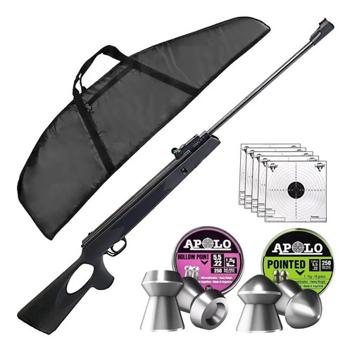 Rifle Aire Comprimido Swat Airguns Sa111th Funda Hollow Caza