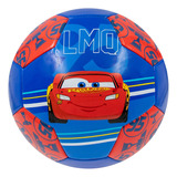 Voit Balón De Fútbol No. 3 Disney Cars Rayo Mcqueen Color Azul/rojo