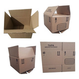 100 Pzs Caja Pequeña Carton Corrugado 16x12x8cm L003 Mayoreo