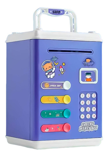 Cofrinho Infantil Digital Eletrônico Automático Com Senha