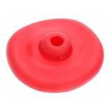 Brinquedo Disco Frisbee Silicone Cães Crianças Cor Vermelho