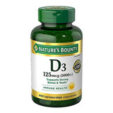 Vitamina D3 125 Mcg, 400 Softgels Nature's Bounty