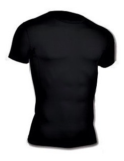 Camiseta Lycra Buzo Deportivo Hombre Manga Corta Fitness ¡