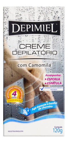 Creme Depilatório Depimiel Crema Depilatoria Para Pernas Pele Todos Os Tipos 120 ml 120 g