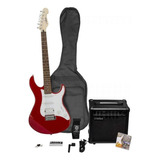 Yamaha Eg112gpii Paquete Guitarra Eléctrica Rojo Metálico Rd Orientación De La Mano Diestro