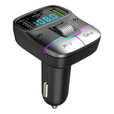 Cargador Para Auto Con Transmisor Bluetooth5.3 Fm De Audio