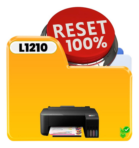 Reset Epson L1210 Ilimitado - Envio Imediato 24h