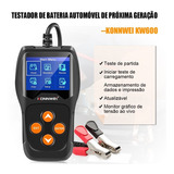 Teste De Bateria Kw600  Portugues Impressão Konnwei Kw600