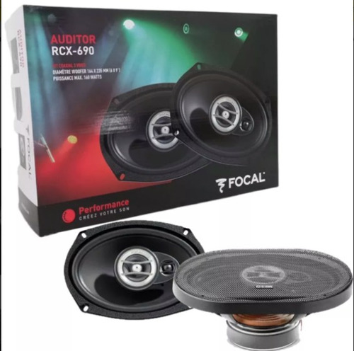 Par Bocinas Focal Auditor Rcx 690 6x9 80w Rms/160w Max 3vías