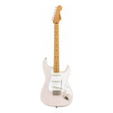 Guitarra Eléctrica Squier By Fender Classic Vibe '50s Stratocaster De Pino White Blonde Poliuretano Brillante Con Diapasón De Arce