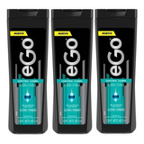 3 Shampoo Ego Control Caspa Ultra Fresh 400 Ml