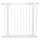 Puerta Reja Seguridad Plegable Bebe Mascota Extensiones 98cm Color Gris