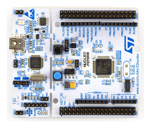 Placa Stm32 Nucleo-64 F070rb, Arduino, Stlink, Original