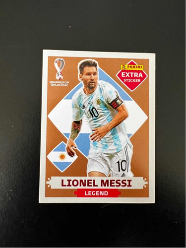 Figurinhas Extra Stickers Legends Álbum Panini Copa 2022