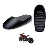 Asiento Cafe Racer Custom Brat Negro Universal Joroba Ft Cg 